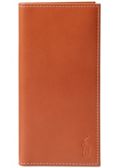 Ralph Lauren Polo Polo Ralph Lauren Men's Burnished Leather Narrow Wallet - Brown