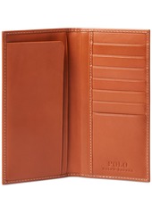 Ralph Lauren Polo Polo Ralph Lauren Men's Burnished Leather Narrow Wallet - Brown