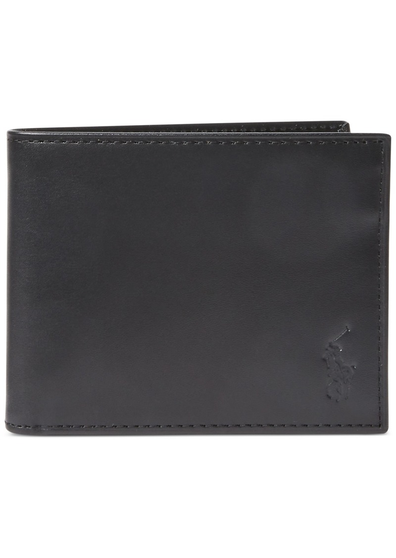 Ralph Lauren Polo Polo Ralph Lauren Men's Burnished Leather Passcase - Black