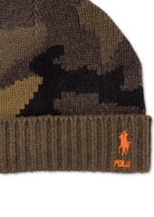 Ralph Lauren Polo Polo Ralph Lauren Men's Camo Knit Beanie - Olive Mult