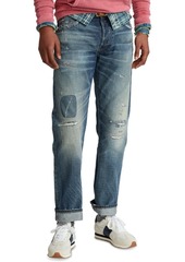 Ralph Lauren Polo Polo Ralph Lauren Men's Classic-Fit Distressed Selvedge Jeans