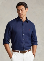 Ralph Lauren Polo Polo Ralph Lauren Men's Classic Fit Linen Shirt - Newport Navy