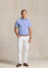 Ralph Lauren Polo Polo Ralph Lauren Men's Classic-Fit Monogram Stretch Polo Shirt - Prl Deco/ Dress Shirt Blue