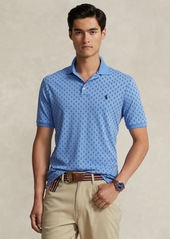 Ralph Lauren Polo Polo Ralph Lauren Men's Classic-Fit Patterned Soft Cotton Polo Shirt - Preppy Woodblock/summer Blue