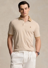 Ralph Lauren Polo Polo Ralph Lauren Men's Classic-Fit Soft Cotton Polo Shirt - Classic Camel/white