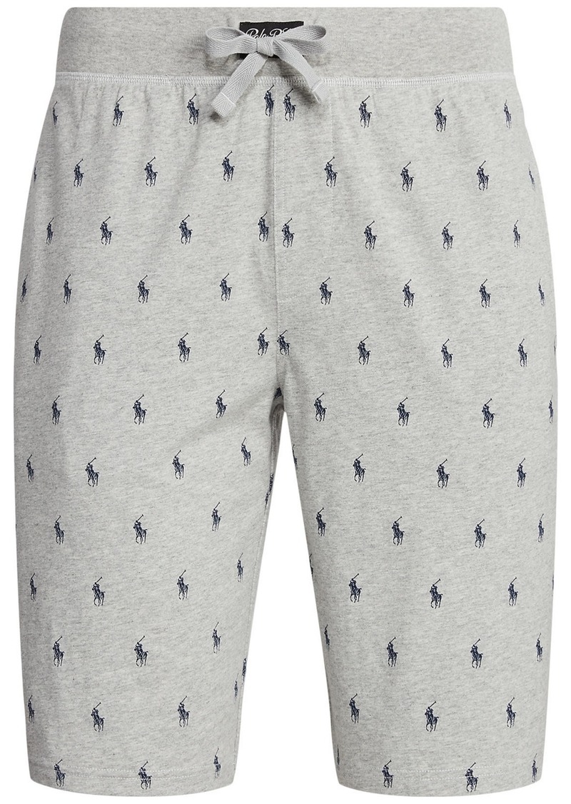 Ralph Lauren Polo Polo Ralph Lauren Men's Cotton Logo Pajama Shorts - Andover Heather