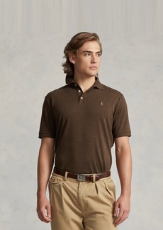 Ralph Lauren Polo Polo Ralph Lauren Men's Custom Slim Fit Soft Cotton Polo Shirt - Nutmeg Brown Heather