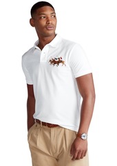 Ralph Lauren Polo Polo Ralph Lauren Men's Custom Slim Fit Triple-Pony Polo Shirt