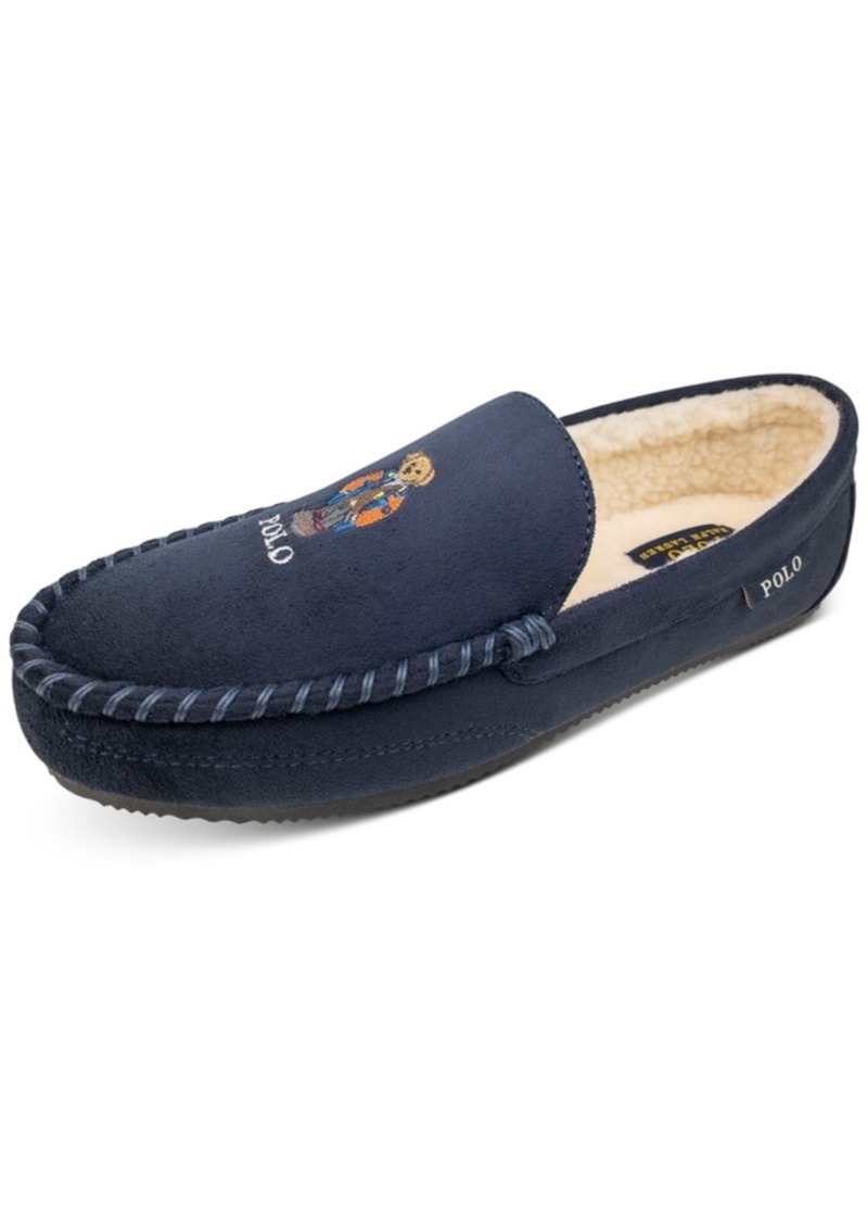 polo bear moccasin slipper