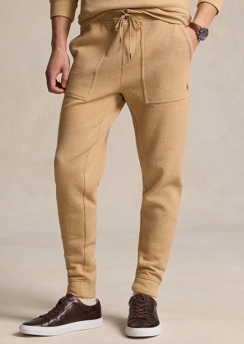 Ralph Lauren Polo Polo Ralph Lauren Men's Double-Knit Mesh Jogger Pants - Classic Camel Heather