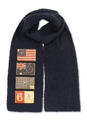 Ralph Lauren Polo Polo Ralph Lauren Men's Explorer Flag Patch Scarf - Navy