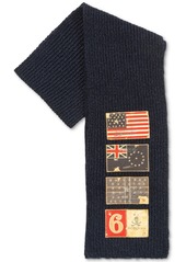 Ralph Lauren Polo Polo Ralph Lauren Men's Explorer Flag Patch Scarf - Navy