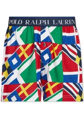Ralph Lauren Polo Polo Ralph Lauren Men's Exposed Waistband Knit Boxer Shorts - SIGNAL FLAGS PRINT