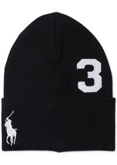 Ralph Lauren Polo Polo Ralph Lauren Men's Graphic Big Cuff Beanie - Grey