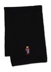 Ralph Lauren Polo Polo Ralph Lauren Men's Holiday Bear Performance Scarf - Polo Black