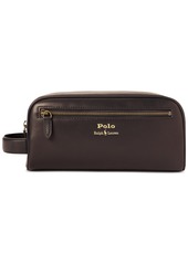 Ralph Lauren Polo Polo Ralph Lauren Men's Leather Travel Case, Created for Macy's - Brown