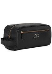 Ralph Lauren Polo Polo Ralph Lauren Men's Leather Travel Case, Created for Macy's - Black