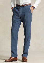 Ralph Lauren Polo Polo Ralph Lauren Men's Linen Suit Trousers - Navy