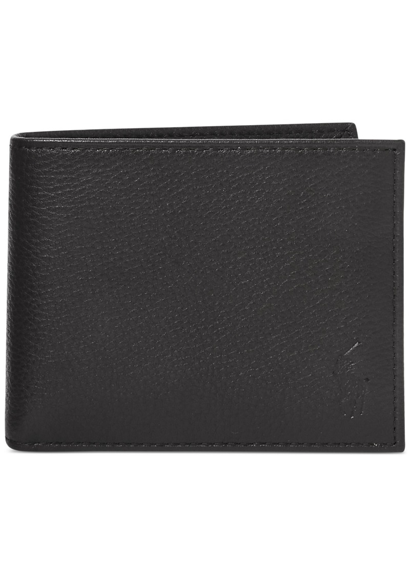 Ralph Lauren Polo Polo Ralph Lauren Men's Pebbled Leather Passcase - Black