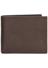 Ralph Lauren Polo Polo Ralph Lauren Men's Pebbled Leather Passcase - Black