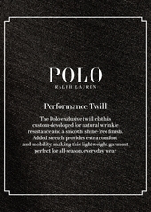 Ralph Lauren Polo Polo Ralph Lauren Men's Performance Twill Trousers - Charcoal