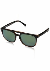 Ralph Lauren Polo Polo Ralph Lauren Men's PH4125 Square Sunglasses Top Black On Havana/Flash Green