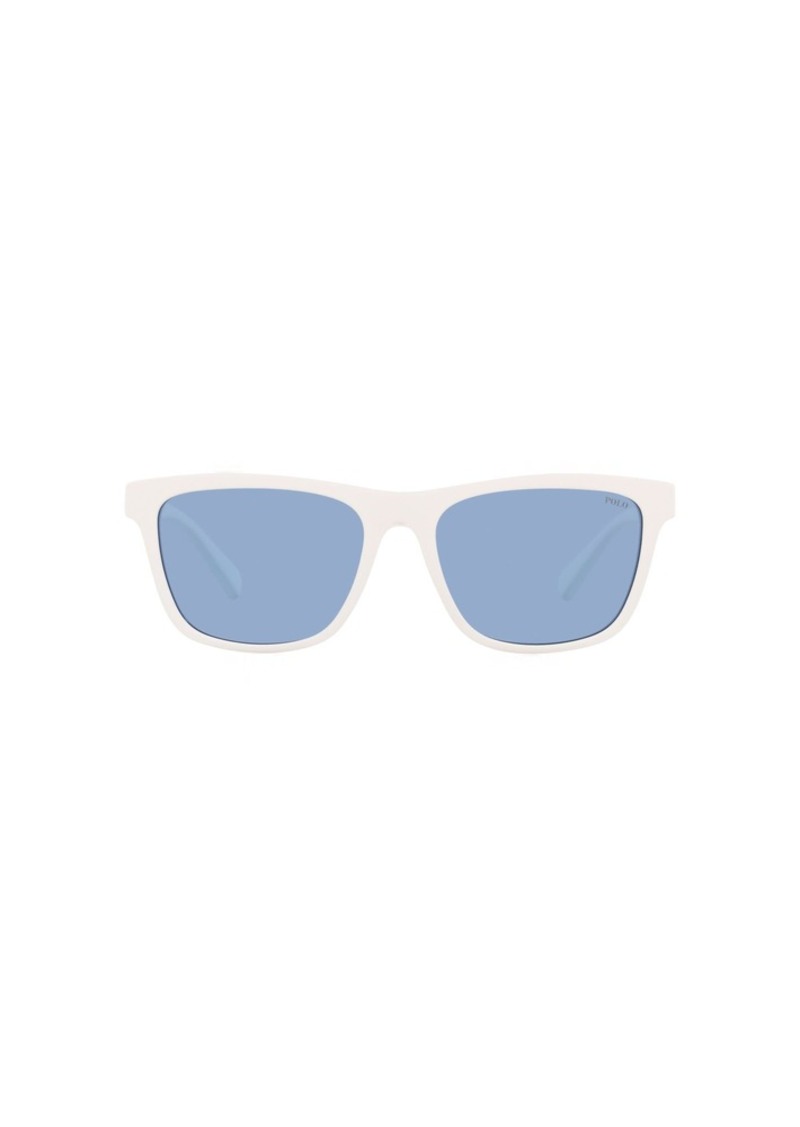 Ralph Lauren Polo Polo Ralph Lauren Men's PH4167 Square Sunglasses Light Blue