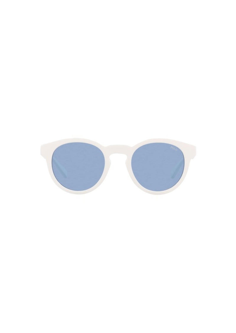 Ralph Lauren Polo Polo Ralph Lauren Men's PH4184 Round Sunglasses Blue