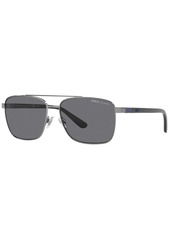 Ralph Lauren Polo Polo Ralph Lauren Men's Polarized Sunglasses, PH3137 - Shiny Silver