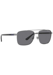 Ralph Lauren Polo Polo Ralph Lauren Men's Polarized Sunglasses, PH3137 - Shiny Silver