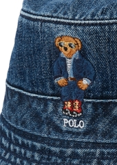 Ralph Lauren Polo Polo Ralph Lauren Men's Polo Bear Denim Bucket Hat - Dark Wash Denim