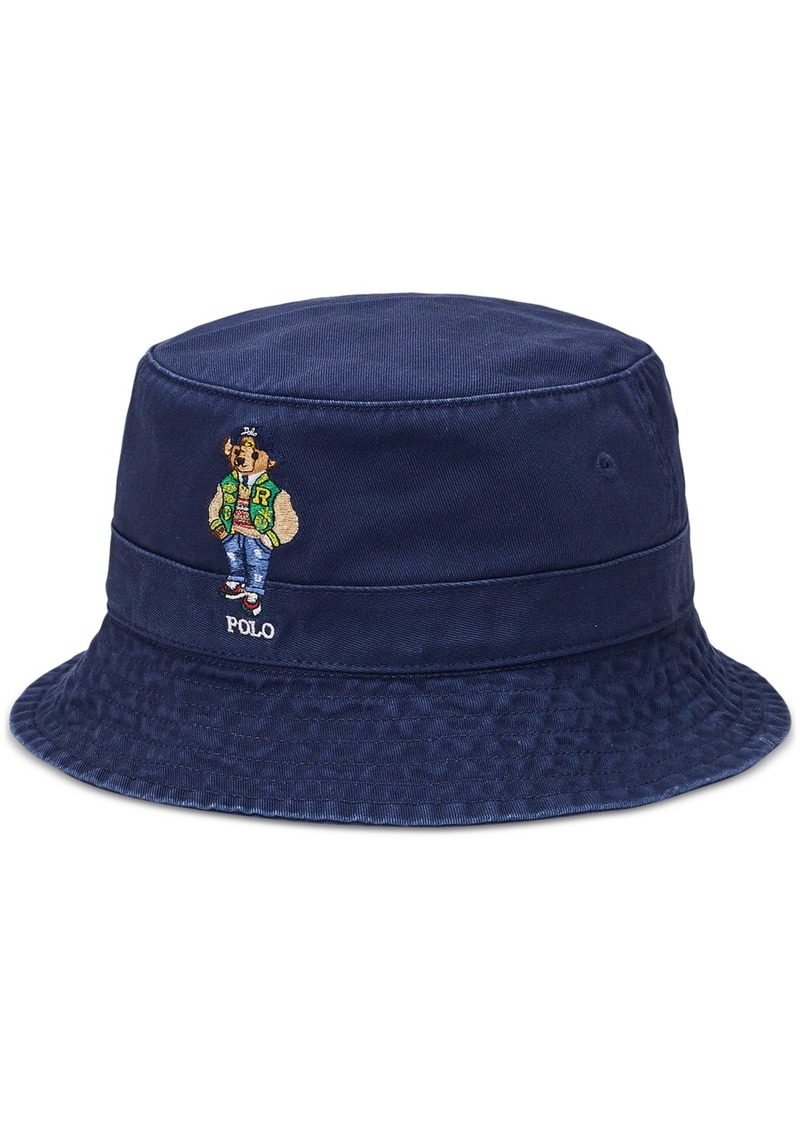 Ralph Lauren Polo Polo Ralph Lauren Men's Polo Bear Twill Bucket Hat - Navy