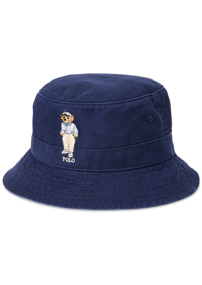 Ralph Lauren Polo Polo Ralph Lauren Men's Polo Bear Twill Bucket Hat - Newport Navy