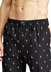 Ralph Lauren Polo Polo Ralph Lauren Men's Polo Player Pajama Pants - Black/White