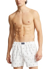 Ralph Lauren Polo Polo Ralph Lauren Men's Printed Woven Boxer Shorts - WHITE CRUISE NAVY AOPP