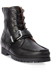 Ralph Lauren Polo Polo Ralph Lauren Men's Ranger Tumbled Leather Boot - Black