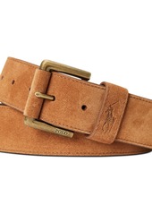 Ralph Lauren Polo Polo Ralph Lauren Men's Roller-Buckle Suede Belt - Navy