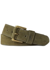 Ralph Lauren Polo Polo Ralph Lauren Men's Roller-Buckle Suede Belt - Navy