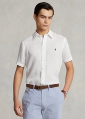 Ralph Lauren Polo Polo Ralph Lauren Men's Short-Sleeve Linen Button-Up - White