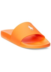 Ralph Lauren Polo Polo Ralph Lauren Men's Signature Pony Slide Sandals - Orange/white