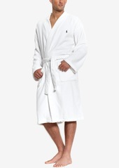Ralph Lauren Polo Polo Ralph Lauren Men's Sleepwear Soft Cotton Kimono Velour Robe - White