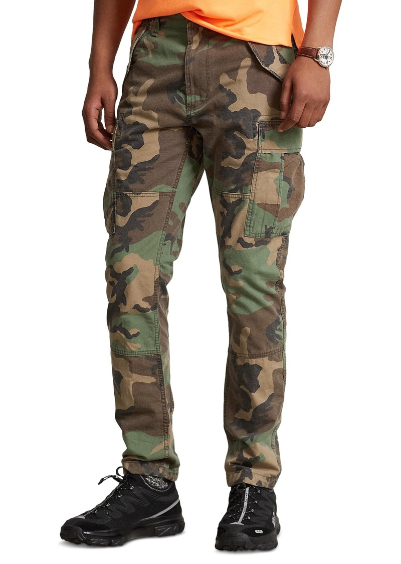 Ralph Lauren Polo Polo Ralph Lauren Men's Slim Fit Camo Canvas Cargo Pants - Surplus Camo