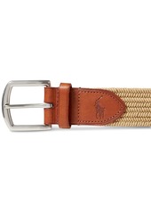 Ralph Lauren Polo Polo Ralph Lauren Men's Stretch Waxed Belt - Timber Brown