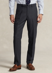 Ralph Lauren Polo Polo Ralph Lauren Men's Stretch Wool-Blend Flannel Suit Trousers - Dark Grey