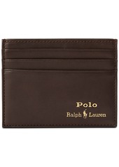 Ralph Lauren Polo Polo Ralph Lauren Men's Suffolk Slim Leather Card Case - Brown