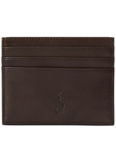 Ralph Lauren Polo Polo Ralph Lauren Men's Suffolk Slim Leather Card Case - Brown