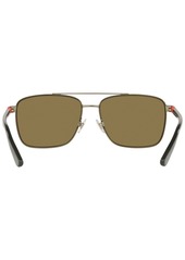 Ralph Lauren Polo Polo Ralph Lauren Men's Sunglasses, PH3137 - SEMI-SHINY BRASS/OLIVE GREEN