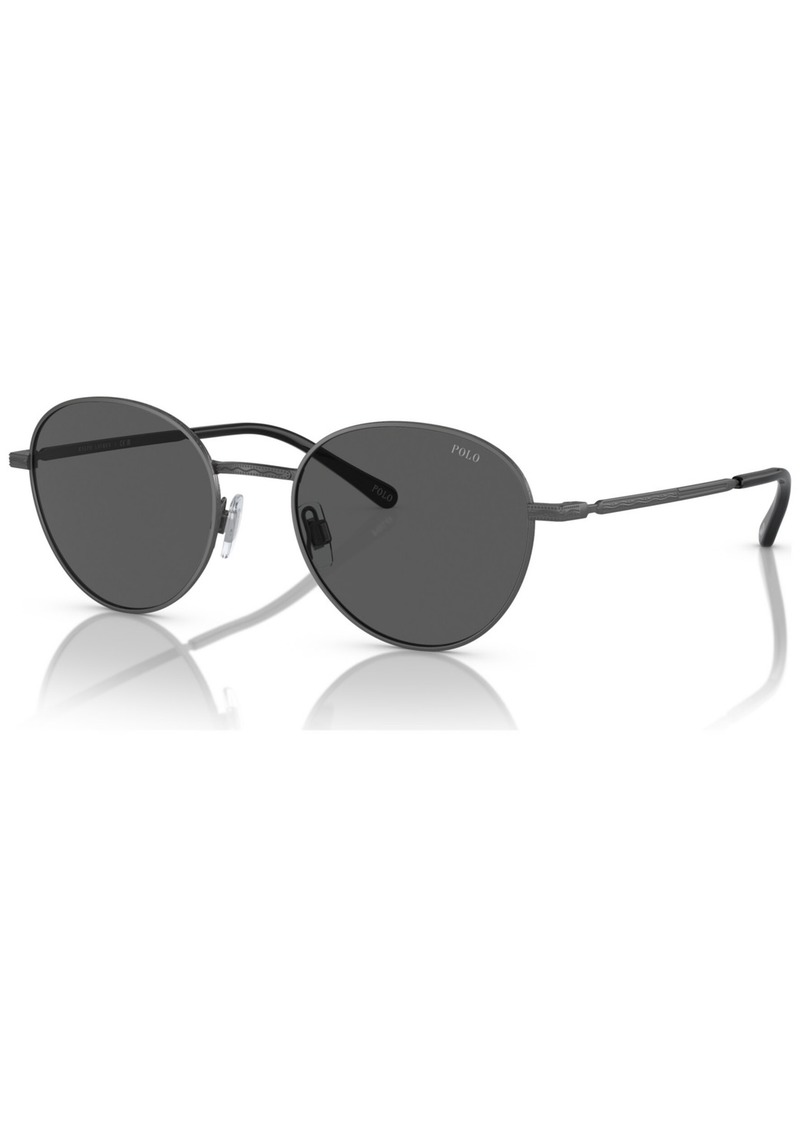 Ralph Lauren Polo Polo Ralph Lauren Men's Sunglasses, PH3144 - Semishiny Dark Gunmetal