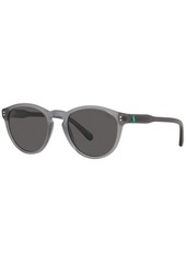 Ralph Lauren Polo Polo Ralph Lauren Men's Sunglasses, PH4172 50 - SHINY TRANSPARENT BLUE/DARK BLUE