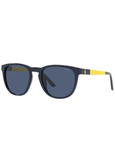Ralph Lauren Polo Polo Ralph Lauren Men's Sunglasses, PH4182U 53 - Shiny Navy Blue